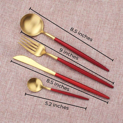 Luxury 4 Piece Cutlery Set | Stainless Steel