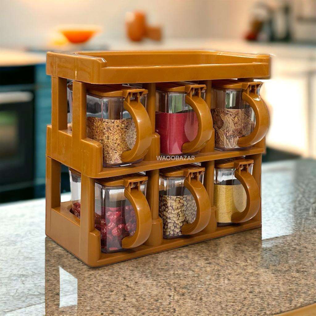 Master Chef Spice Rack | 6 Pcs