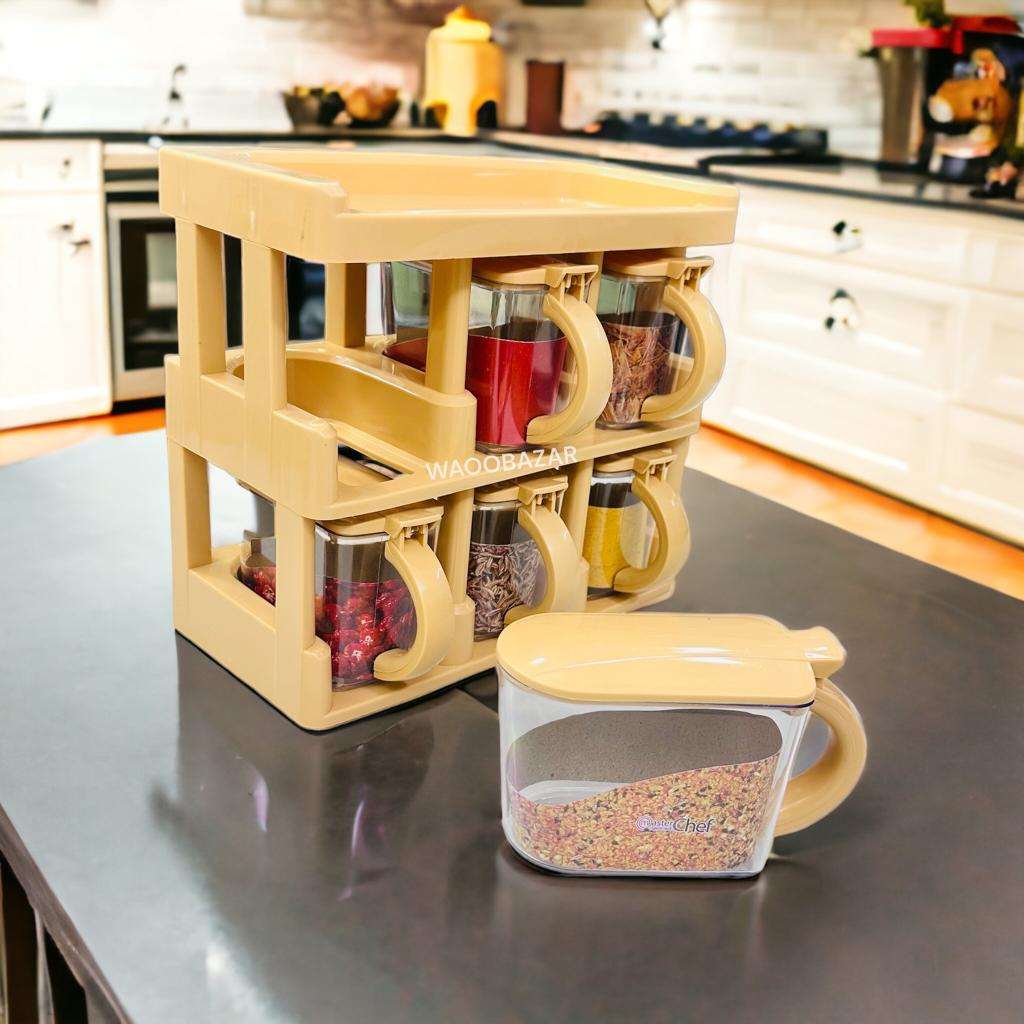 Master Chef Spice Rack | 6 Pcs