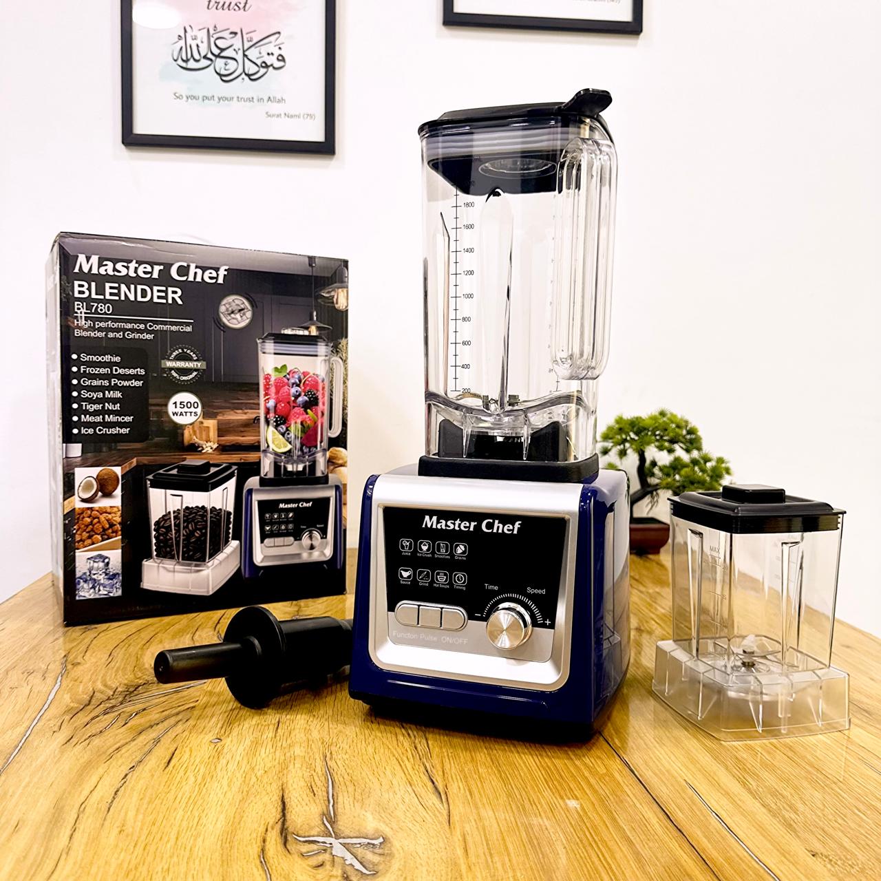 Master Chef BL780 1500W blender and grinder with 2L food-grade container