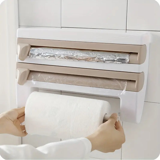 Triple Paper Dispenser | Plastic Wrap Frame