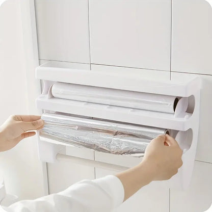 Triple Paper Dispenser | Plastic Wrap Frame