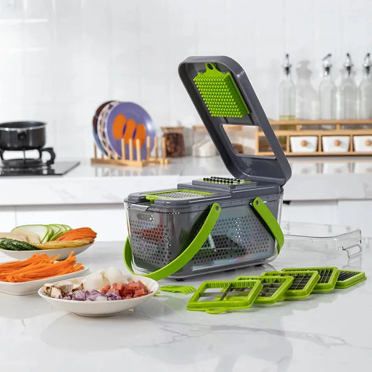22-Piece Veggie & Fruit Slicer Set | Quick & Easy Food Prep Tool