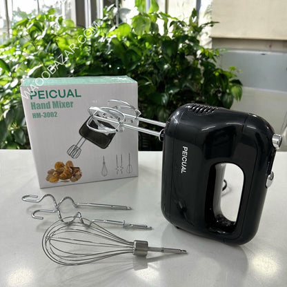 PEICUAL Hand Mixer 3 in 1 with 5 Speed Settings