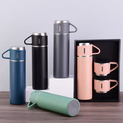 Premium 500ML Vacuum Insulated Bottle & Travel Mug | Hot & Cold Thermal Flask