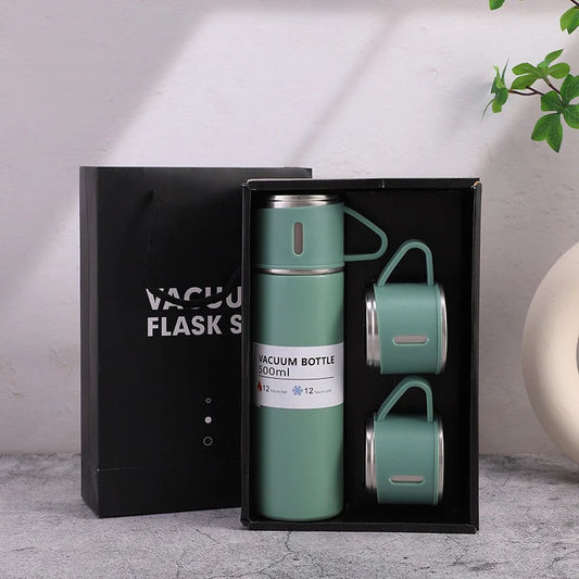Premium 500ML Vacuum Insulated Bottle & Travel Mug | Hot & Cold Thermal Flask