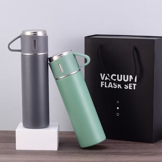 Premium 500ML Vacuum Insulated Bottle & Travel Mug | Hot & Cold Thermal Flask