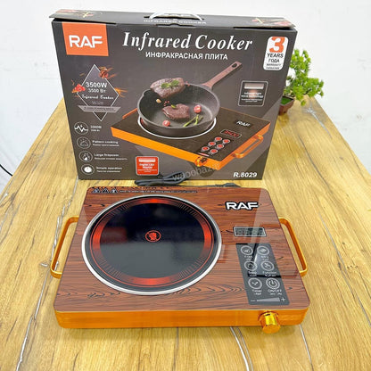 RAF Infrared Micro Crystal Plate | Induction Stove | 3500W