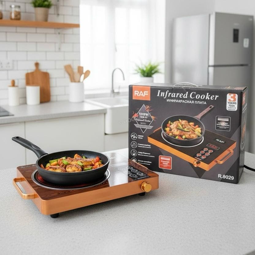 RAF Infrared Micro Crystal Plate | Induction Stove | 3500W