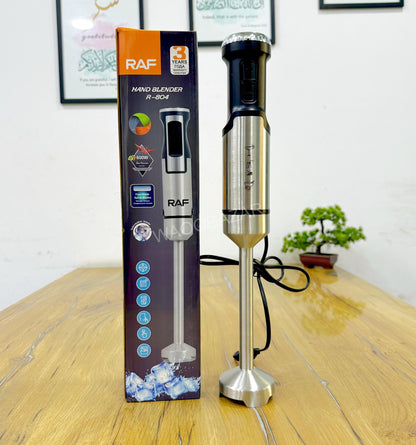 RAF Lot Hand Blender | 600 Watts | 4 Spiral Blades | Best for Smooth & Creamy Meals