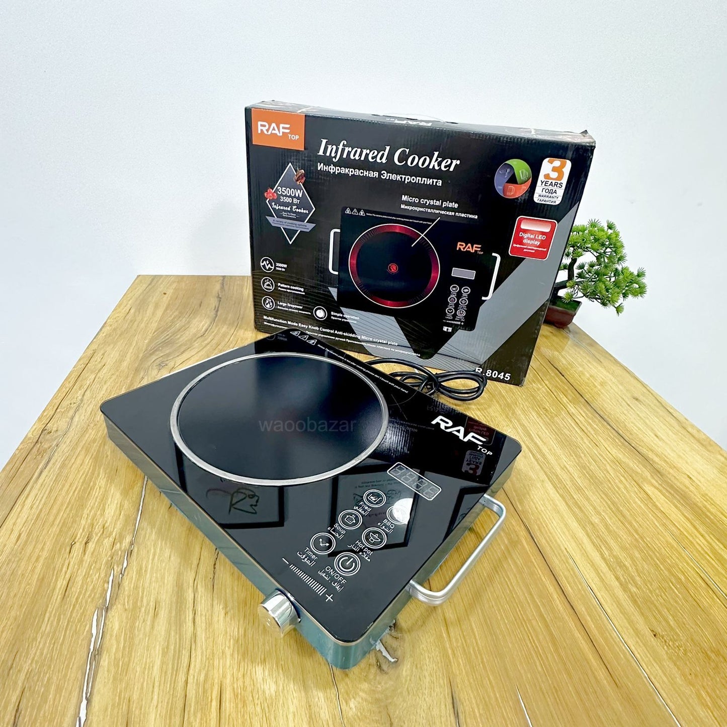 RAF Ceramic Stove | Infrared Induction | 3500 Watts