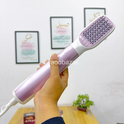 RIWA 3-in-1 Styling Comb | Hair Dryer, Curler & Straightener