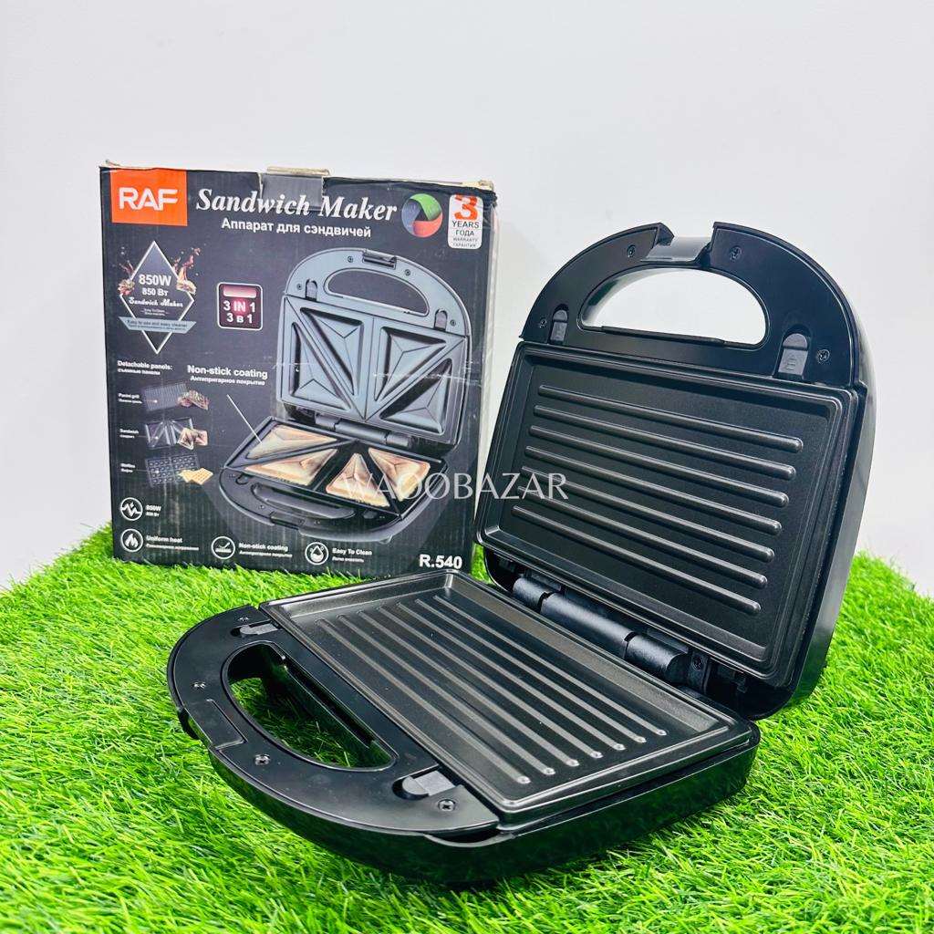 Raf 3  in 1 Sandwich Maker | Sandwich Maker with Grill, and Waffle plates