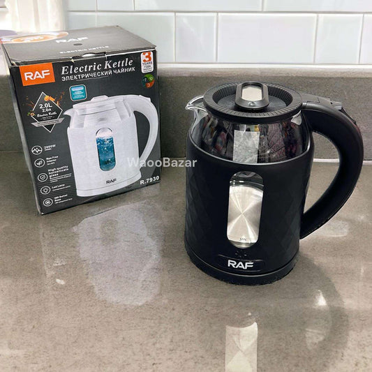 Raf Electric Kettle|  Perimium Borosilicate Glass | 2000 Watts