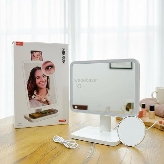 Rechargeable LED Vanity Mirror | Wireless Speaker & Phone Holder