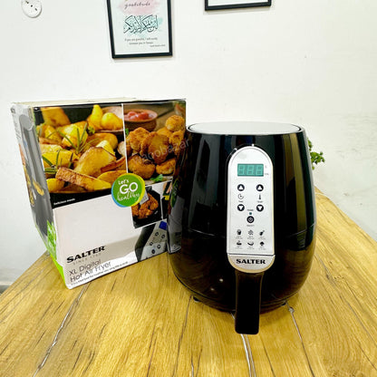 SALTER XL Digital Hot Air Fryer 1500W | Healthy Oil-Free Cooking