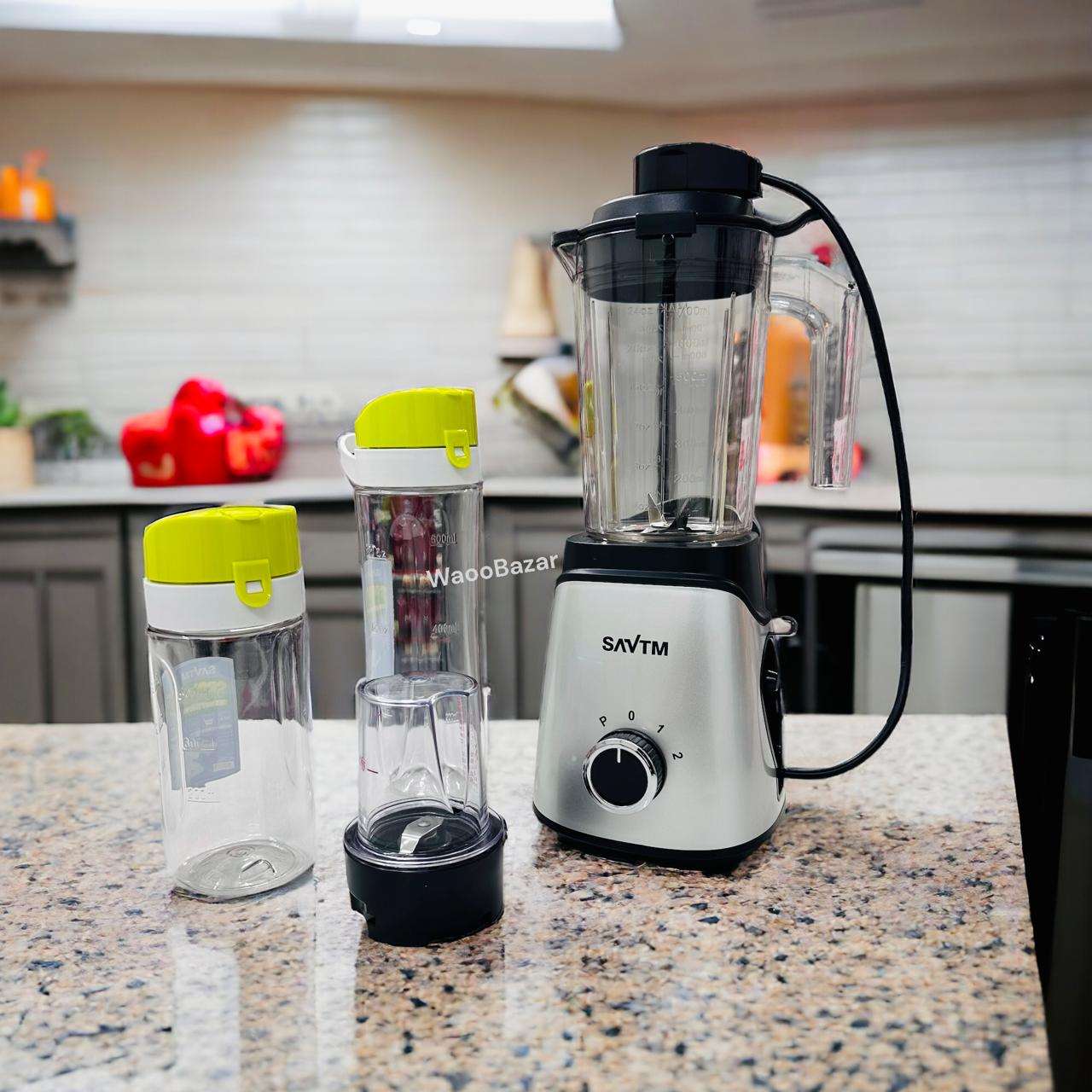 SAVTM Vacuum Food Processor | Mixing Cup, Preservation Tumbler, & Dry Grinding cup