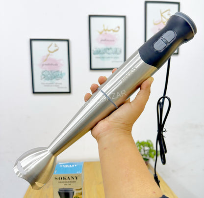 SOKANY Hand Blender | 4 Sharp Blades | Stainless Steel Stick Blender | 700W