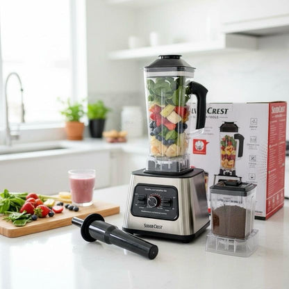 Silver Crest Electric Blender | 2 in 1 | Blender & Grinder Set | 1000W