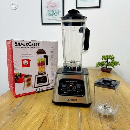 Silver Crest Electric Blender | 2 in 1 | Blender & Grinder Set | 1000W