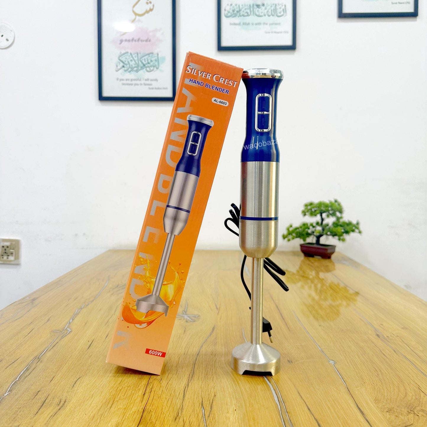 Silver Crest Hand Blender| Stainless Steel blender | 600 Watts