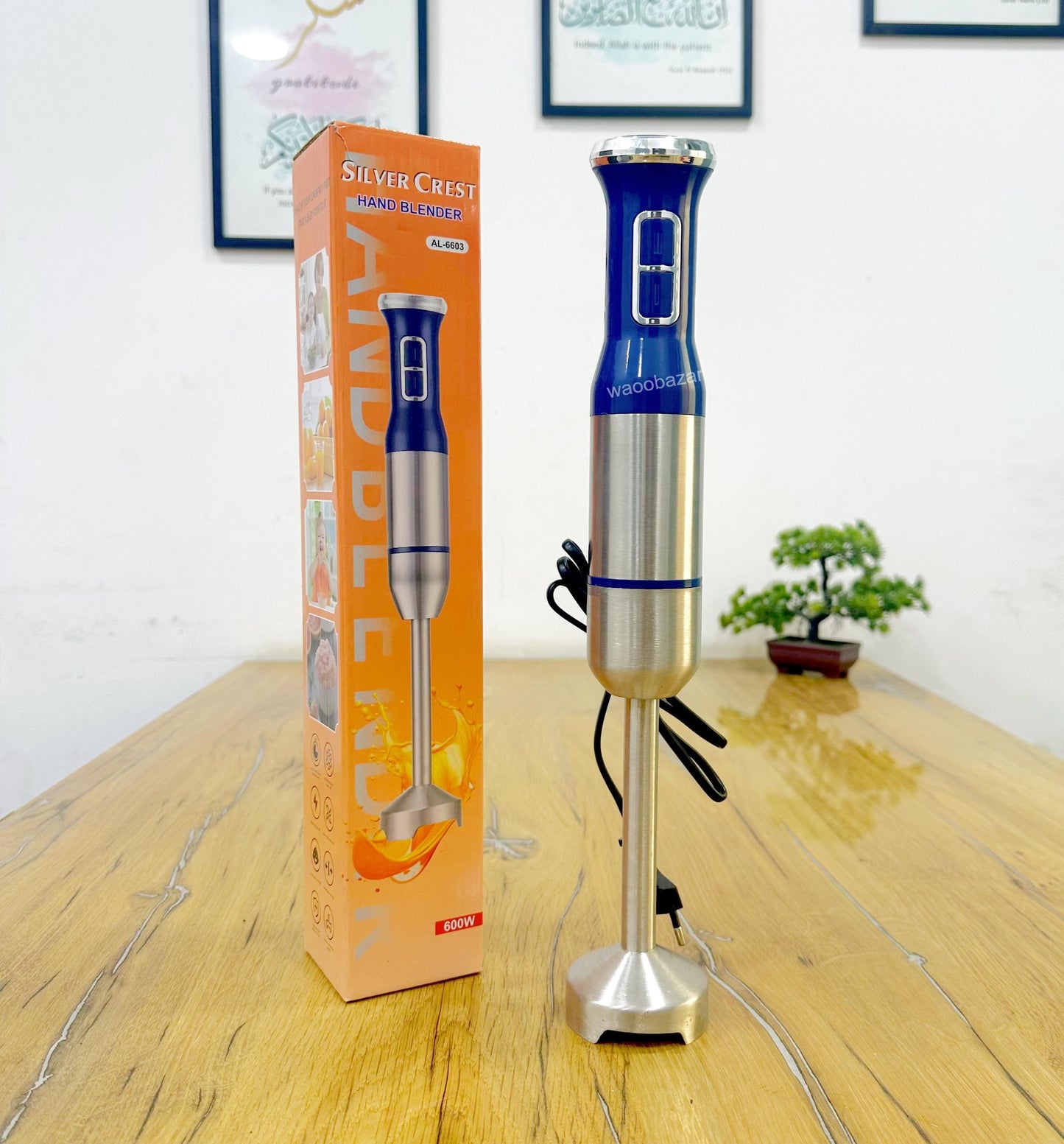 Silver Crest Hand Blender| Stainless Steel blender | 600 Watts