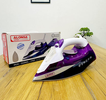 Alonsa Electric Steam Iron | Ceramic Soleplate | 2800W