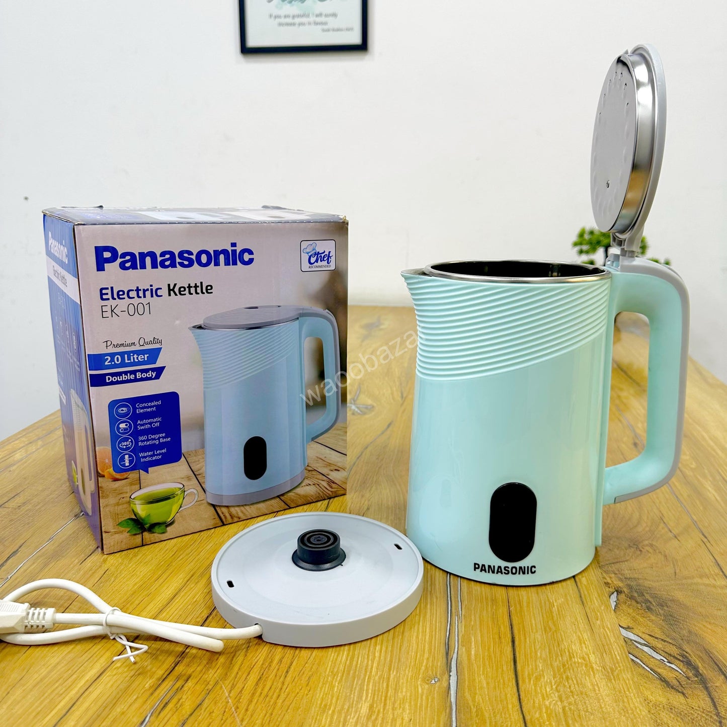Stainless Steel Electric Kettle 2L | Safe, Fast, and Stylish