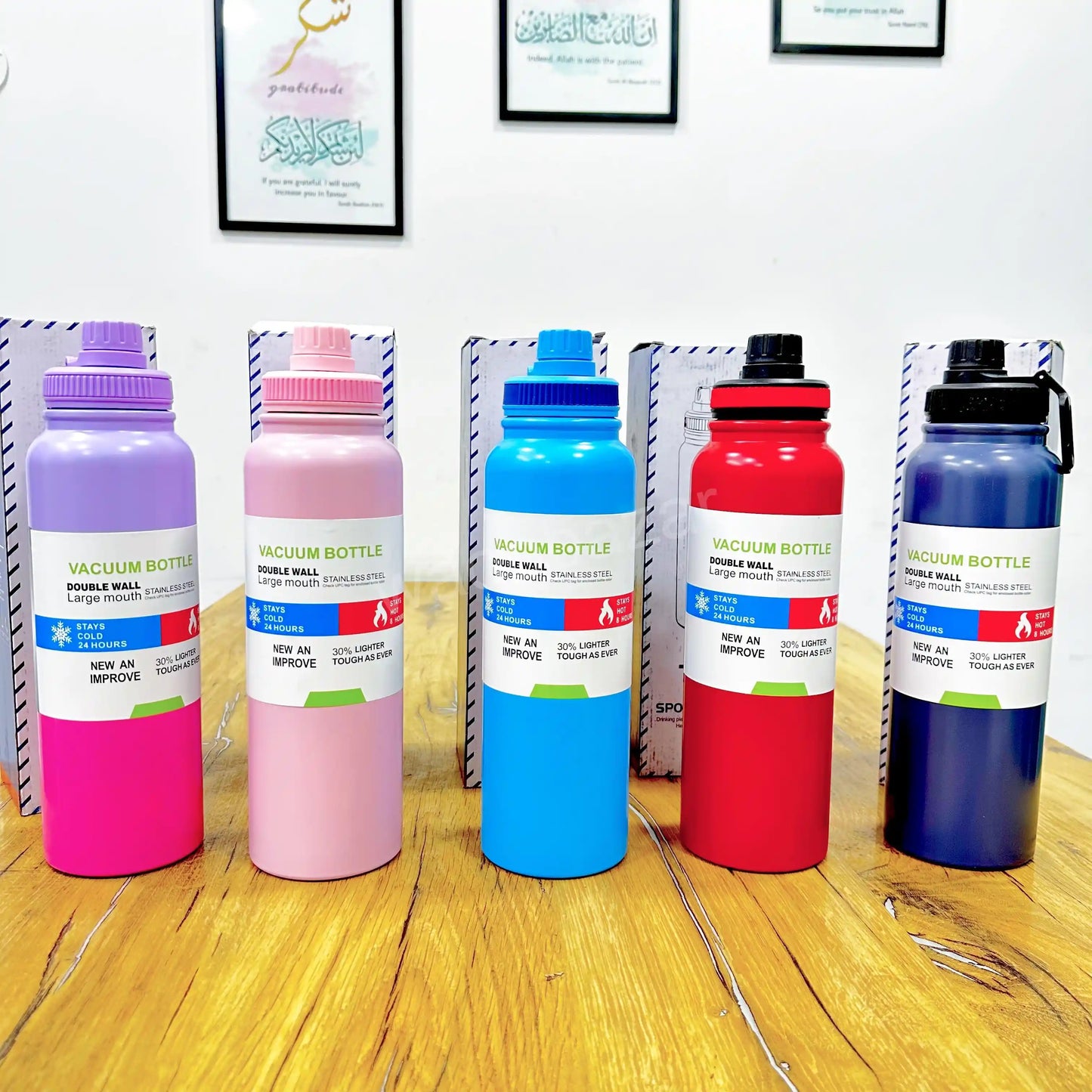 Stainless Steel Water Bottle | Vacuum Insulated | 1000ML