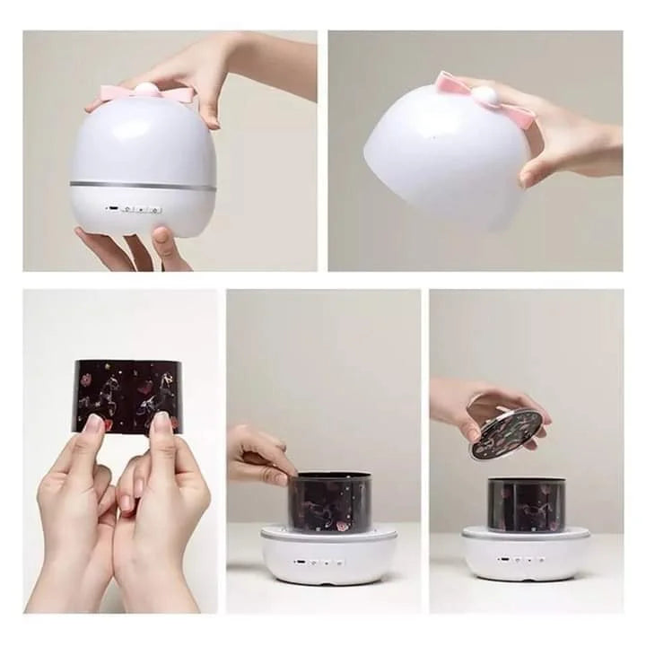 Starry Sky Night Light Projector | Ocean & Space Theme Room Decor Lamp
