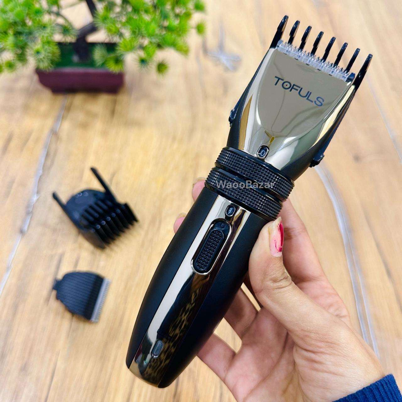 TOFULS Men’s Hair Trimmer | Rechargeable Hair Cutting Kit with Extra Blade