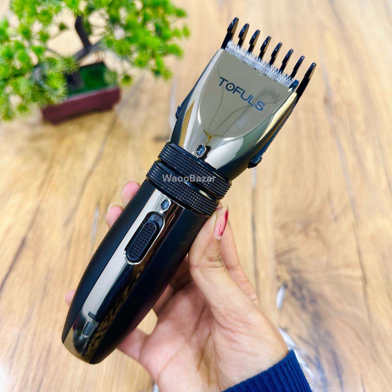 TOFULS Men’s Hair Trimmer | Rechargeable Hair Cutting Kit with Extra Blade