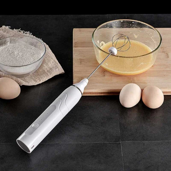 Rechargeable Coffee Beater | 2 in 1 with Egg Beater