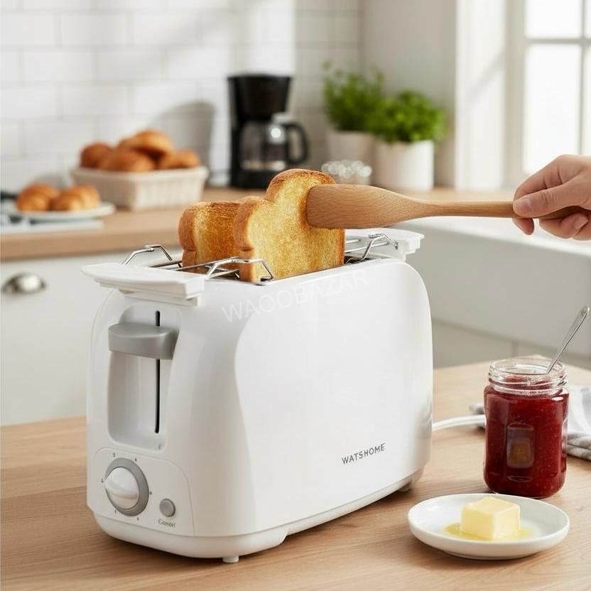 WATSHOME 2-Slice Toaster | Broodrooster & Grille-Pain