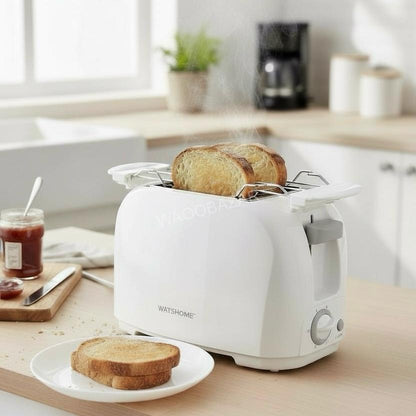 WATSHOME 2-Slice Toaster | Broodrooster & Grille-Pain