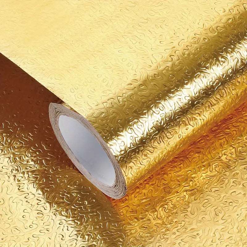 Waterproof Golden Kitchen Sheet | PVC Sheet