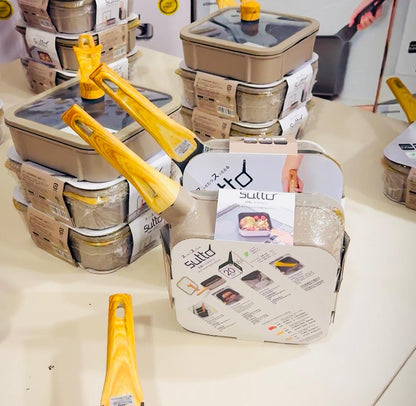 Doshisha Sutto Square Frying Pan & Sauce Pan | Non-Stick