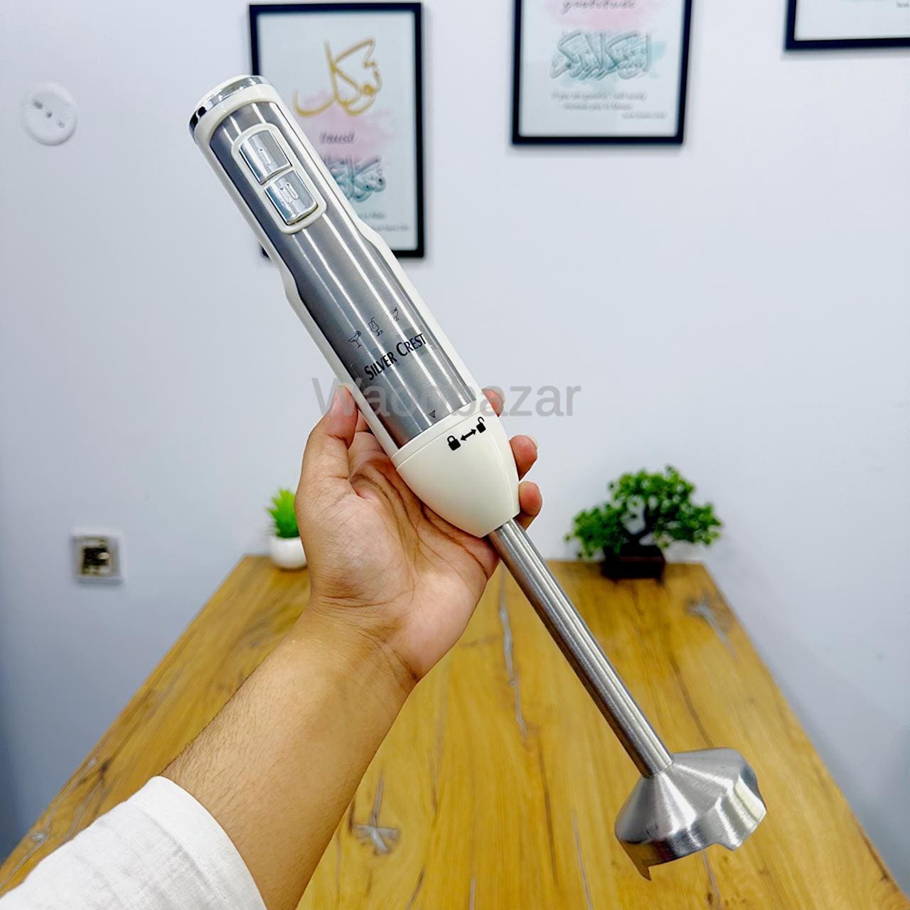Silvercrest Hand Blender | 900 Watts | 4 Blades | Blend Haleem , Saag & much more