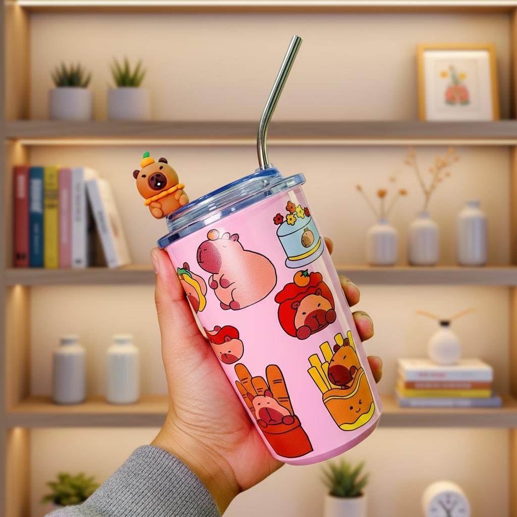 Miniso Coffee Tumblers | Mugs Collection | 400ML | Lot Stock