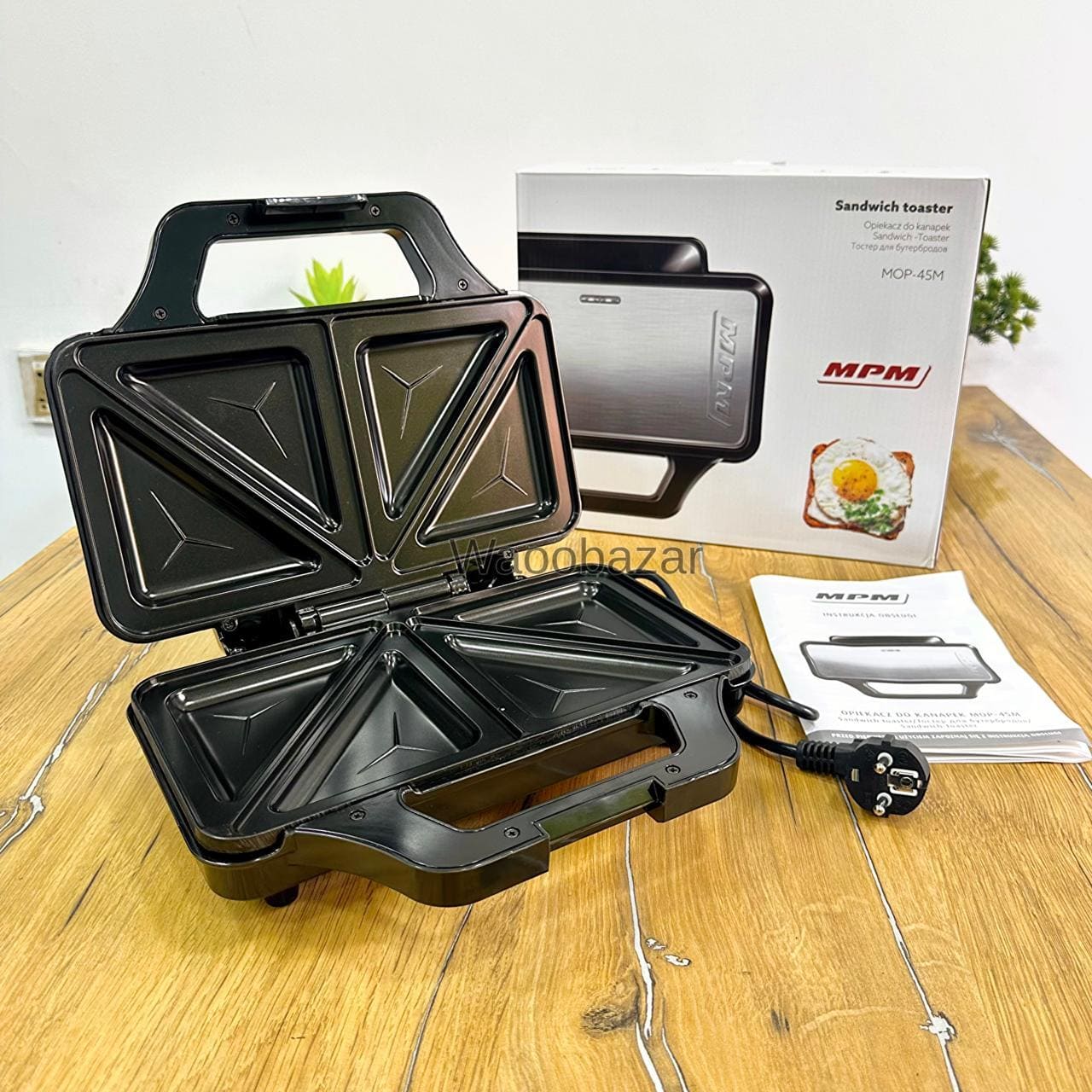 MPM Sandwich Toaster | Large Size Sandwich Maker | 900 Watts