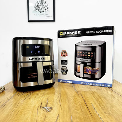 GPOWER Air Fryer | Digital Touch Panel | Oil-Free Fry, Roast & Bake | GP-888