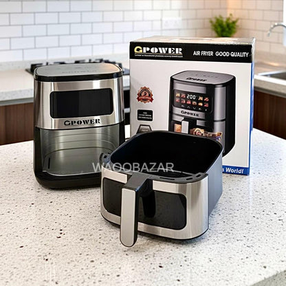 GPOWER Air Fryer | Digital Touch Panel | Oil-Free Fry, Roast & Bake | GP-888