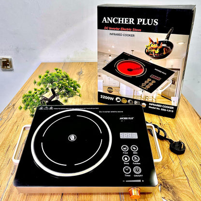 Anchor Plus Electric Ceramic Stove | Infrared Induction | 2200 Watts