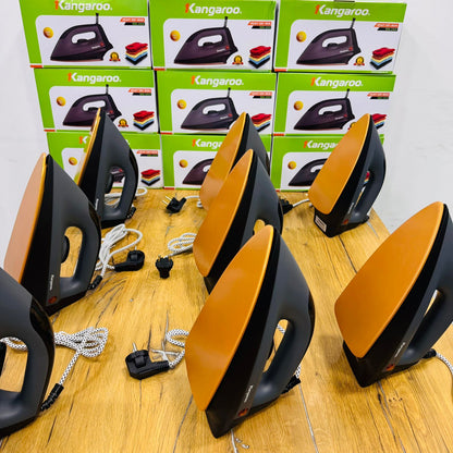 Kangaroo Heavy Dry Iron |  1200 Watt | SSG-1414 | Ceramic Sole Plate