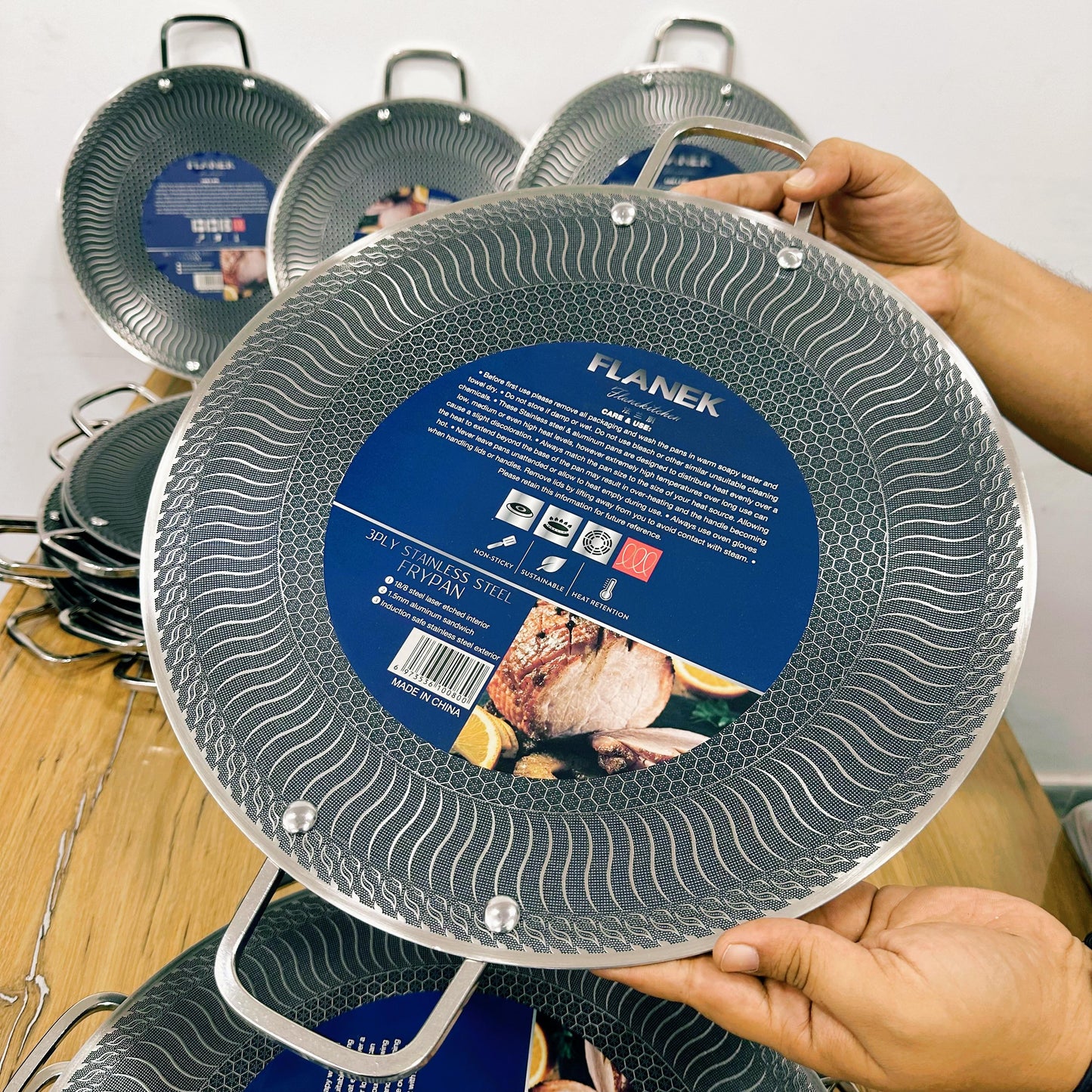 Lot HoneyComb Laser Coated Tawa