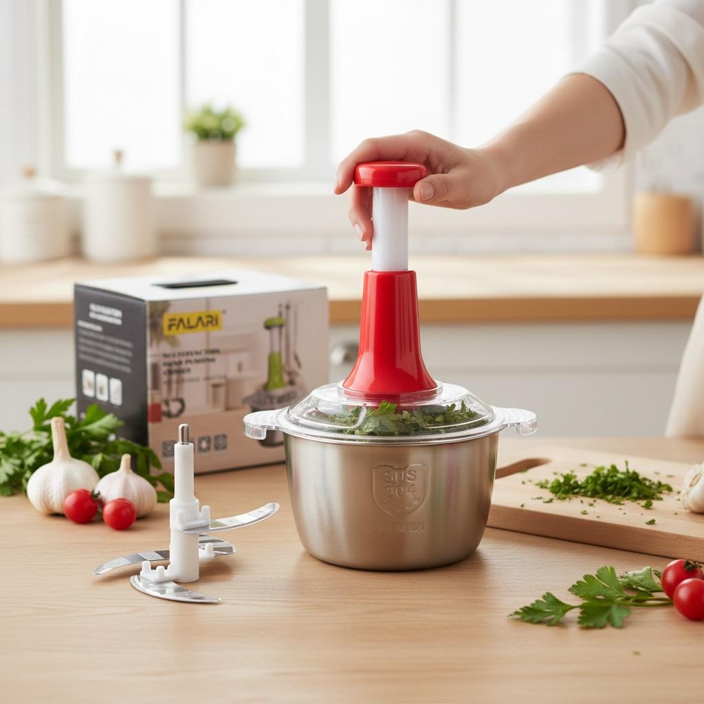 Manual Vegetable Chopper | Hand Chopper | Pusher Chopper