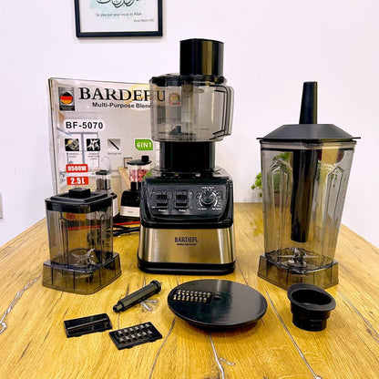 BARDEFU Electric Blender | 4-in-1  | Blender, Chopper, Grinder, Slicer & Grater
