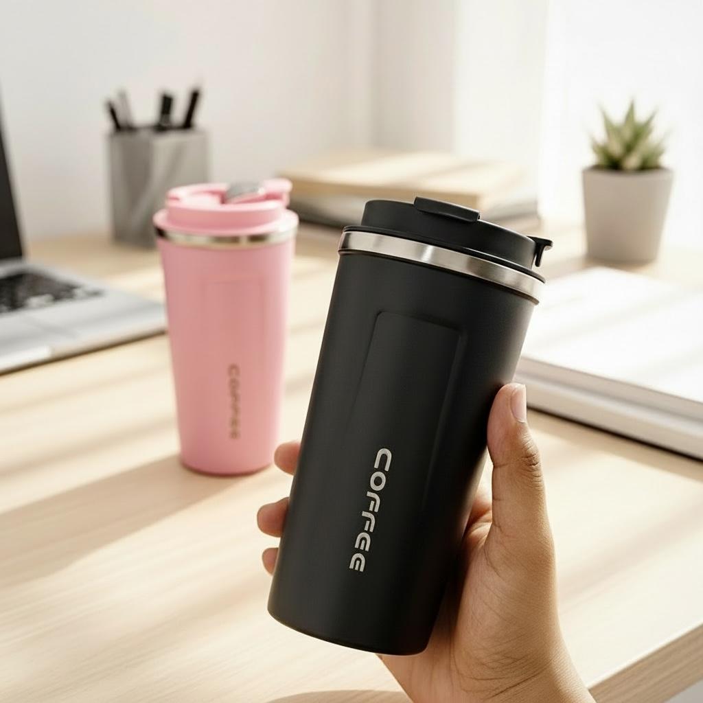 Stainless Steel Vacuum Mug – Hot & Cold | Office Mug | Travel Cup