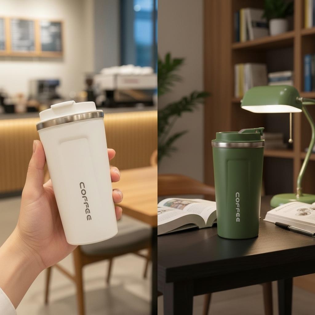 Stainless Steel Vacuum Mug – Hot & Cold | Office Mug | Travel Cup