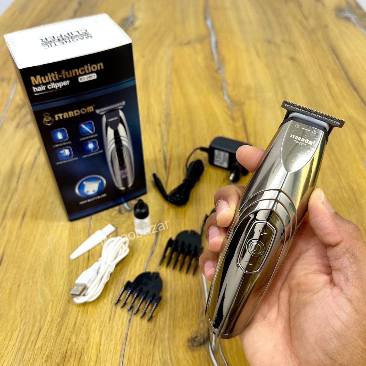 Stardom SD-2001 Multi-Function Hair Clipper | Carbon Steel Cutter